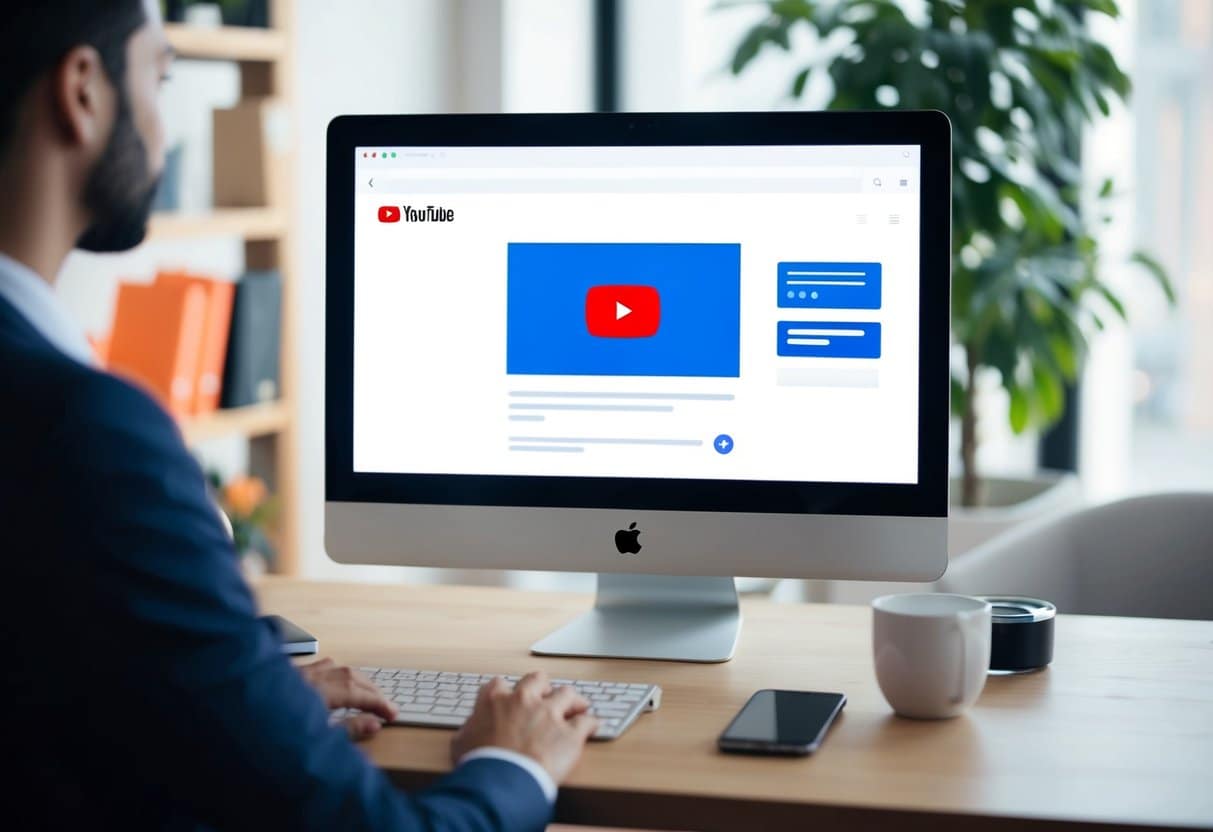 A computer screen showing a YouTube video with search and discovery optimization elements